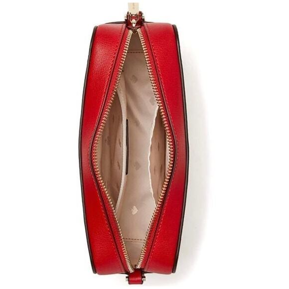 Kate Spade New York NWT Heriloom Tomato Red Harper Leather Crossbody Purse - Picture 10 of 12